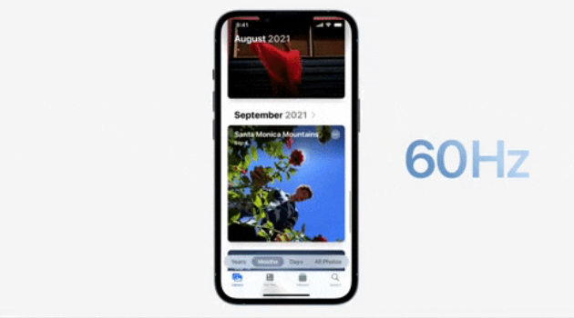 iPhone 13 Pro 想要更省电？可以手动限制ProMotion 最高60Hz