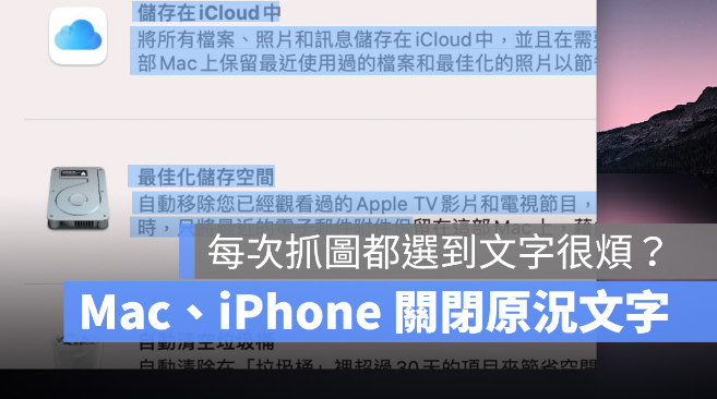 iPhone 和Mac 上的原况文字如何关闭？