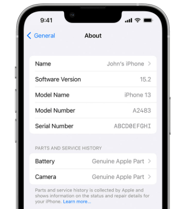 iOS 15.2 新功能：用iPhone 检查你更换的零件是不是来自原厂