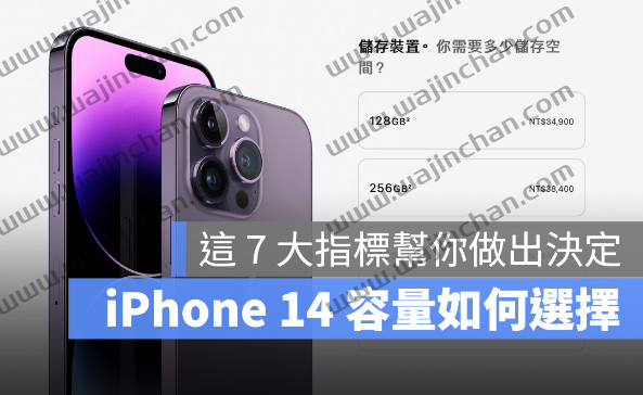 iPhone 14 容量如何选择？购买前用7 大指标帮你做决定