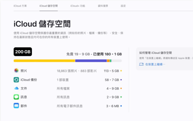 iCloud 网页版全新界面，分享7大特色