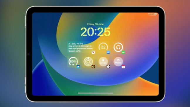 iPadOS 17 锁定画面将增加6 项特色，与iPhone 一样可以客制化