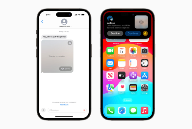 iOS 17 加入敏感照片检测功能，裸露、血腥或暴力影像不让你一下就看到
