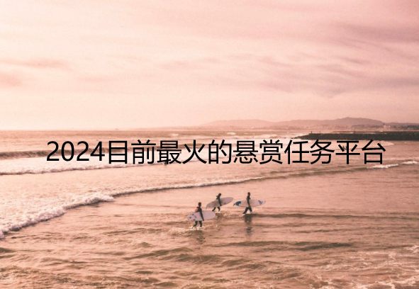 2024目前最火的悬赏任务平台是那些？人气高的悬赏任务平台推荐