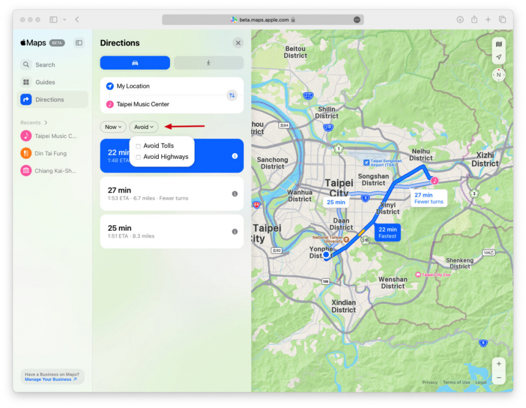 Apple 地图网页版正式登场！ 浏览器就能快速查看、跨系统使用更方便