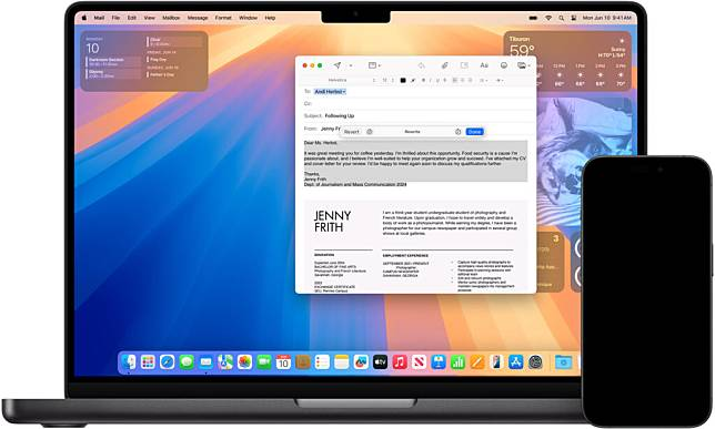 苹果宣布下周二正式发布 macOS Sequoia 新功能一览