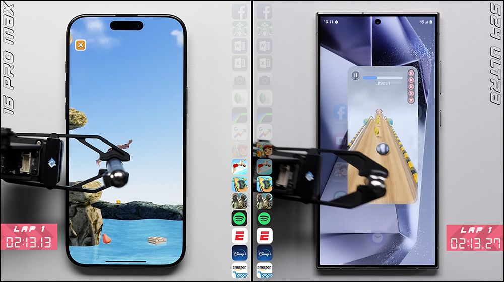 iPhone 16 Pro Max vs Galaxy S24 Ultra 应用开启速度 PK，究竟谁才是最快旗舰？