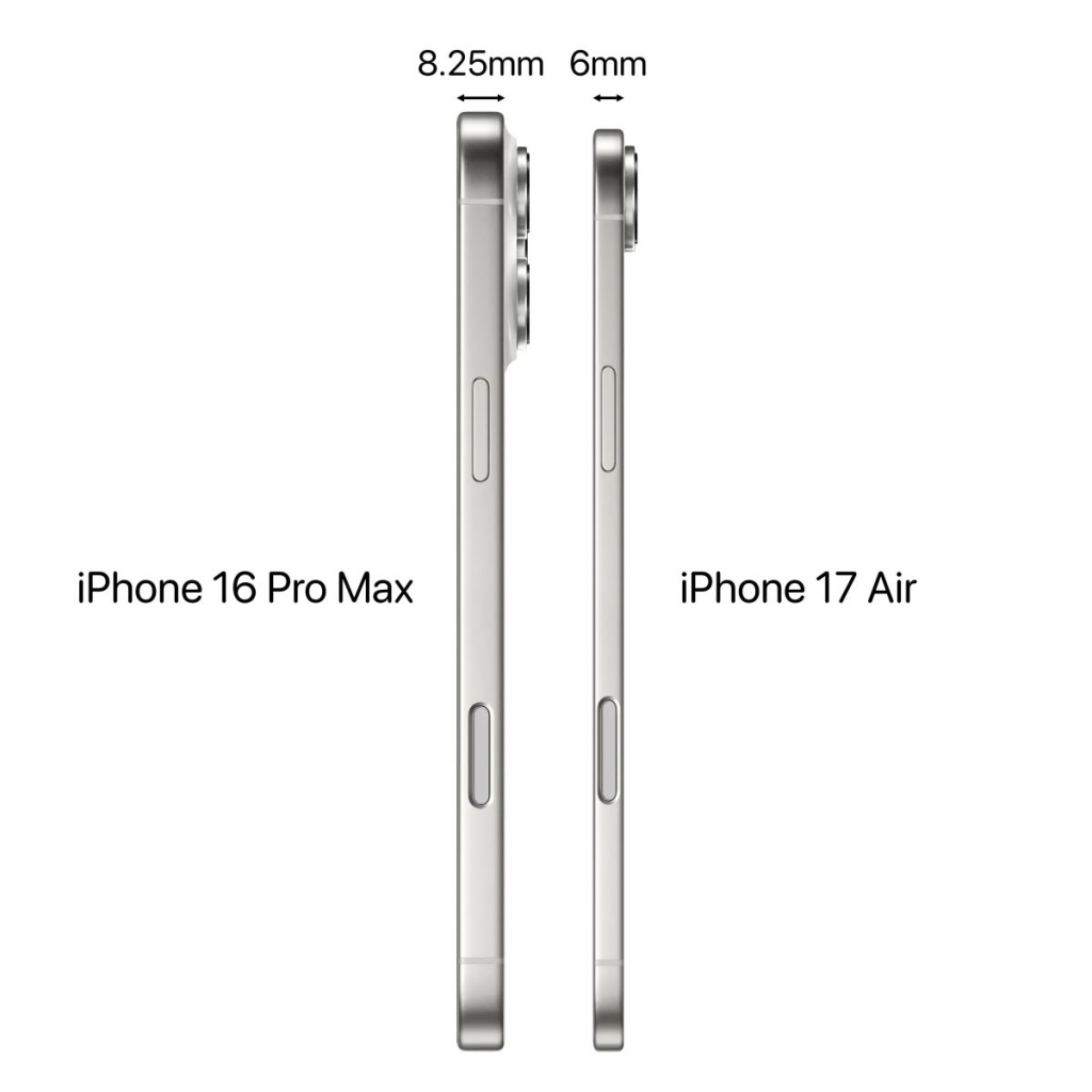 iPhone 17 Air 机身厚度预测仅 6mm！ 可能将成为史上最薄 iPhone