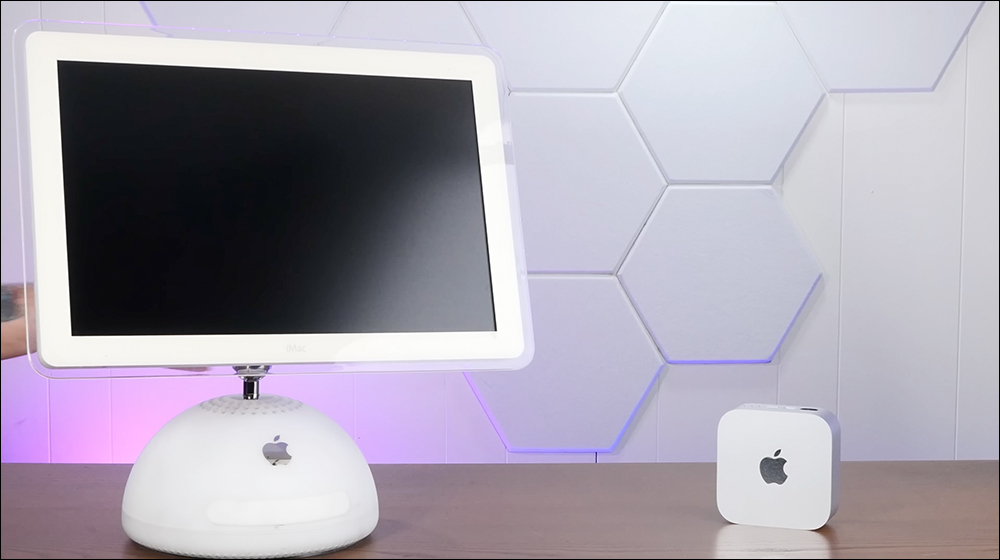 M4 Mac mini 又一疯狂改造，这次改装在 22 年前的 iMac G4