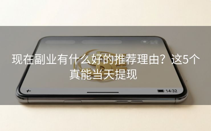 现在副业有什么好的推荐理由？这5个真能当天提现  