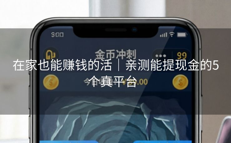 在家也能赚钱的活｜亲测能提现金的5个真平台  